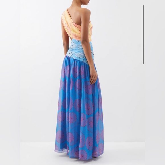 ⚡️STAUD Ashlyn Cut-Out Dress in Whirlpool Size 4 - Picture 3 of 8